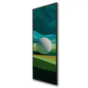 212 MAIN Framed Sports & Games Object Landing Print, 20x60 in. Artistic Home Decor Poster - Gift-Worthy Adventure Room Decoration, Artwork