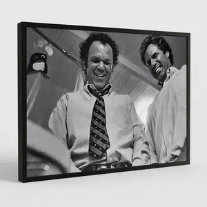 Black And White Print, Bathroom Print, Step Brothers Movie Toilet Scene, Bathroom Humor Print, Movie Poster