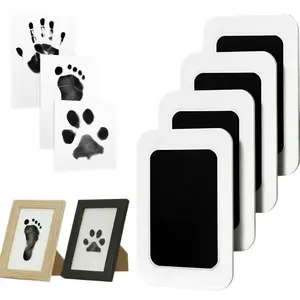 Larleaf Inkless Paw Print Kit – No Mess Clean Touch Ink Pad for Dog & Cat Paw or Nose Prints, Pet Memory Keepsake Gift for Dog Mom & Cat Mom