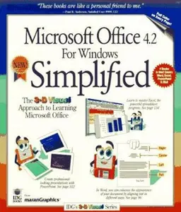 USED-Microsoft Office 4.2 for Windows Simplified (Idg's 3-D Visual) by Ruth Maran (Paperback)