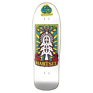 World Industries Skateboard Deck Jeff Hartsel Yout Model White 9.4375" x 30.5"