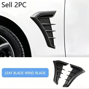 2pcs Vent Cover Fender Hood Air Flow Intake Trim Car Side Exterior Accessories Wing Decals Ventilation Sticker Custom Style Auto Decoration