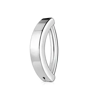 Oufer 14G Clicker Hoop Curved Belly Ring