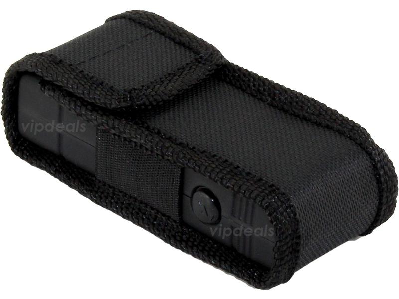 VIPERTEK VTS-881 Mini LED Flashlight – Compact Black, Built-in Light, Portable Design