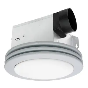 Akicon Modern Ligting Exhaust/ Bath Fan, Dimmable Light ,80CFM/2.0SONE