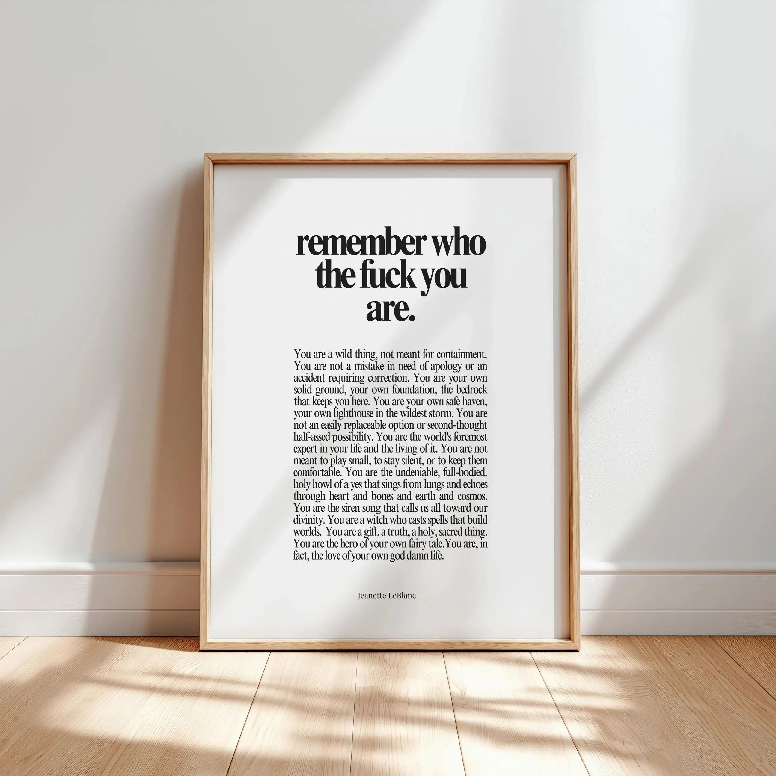 Daily Affirmations Printed Poster, Self Trust Reminder Wall Art, Breakup Healing and Situationship Recovery Decor for Bedroom