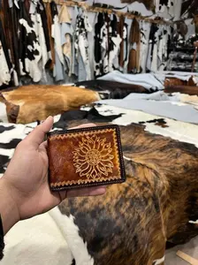 Western Linens - Tooled Leather Mens Wallets