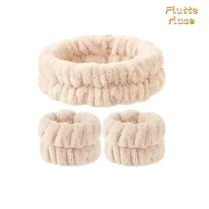 3PCS Makeup Headband & Wrist Washband Set for Women, Soft Spa Headband Face Washing Hairband with Wristbands, No-Slip Skincare Accessories for Cleaning Face, Makeup Routine & Self Care tiktokshopspringglowup