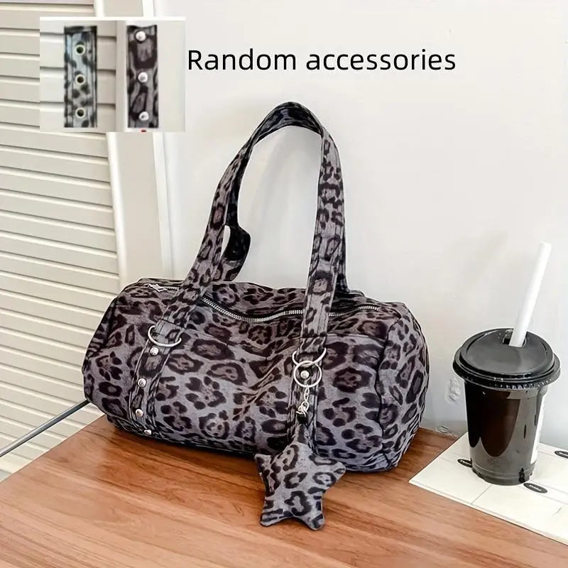 Women'S Y2K Camouflage Tote Bag Shoulder Bag New Women'S Bag Large Capacity Nylon Shoulder Backpack Fashion Trend Versatile Commuter Women'S Daily Leisure Handheld Multi Functional Universal Bag