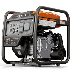 Efurden 4400-Watts Inverter Generator, Open Frame Generator Gas Powered, Emergency Home Backup, RV Ready 30A Outlet, EPA Compliment