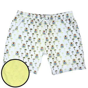 Gold Palms - Natural Light Swimsuit Shorts