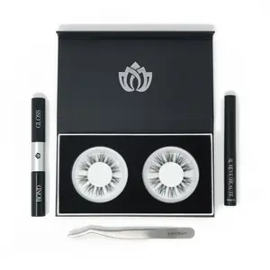 Camille Starter Kit by Le Reve Beauté - DIY Lash Extension Kit with False Eyelashes 12mm, 14mm, 16mm at home eyelash extensions waterproof 7 day wear