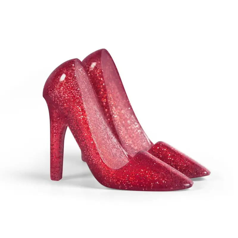 Genuine Fred PUMPED UP Ruby Red Heel Phone Stand – Fun High-Heel Shaped Desk Accessory, Cute Novelty Gift for Teens, Women, or Fashion Lovers – Perfect Holiday, Stocking Stuffer, or Desk Decor