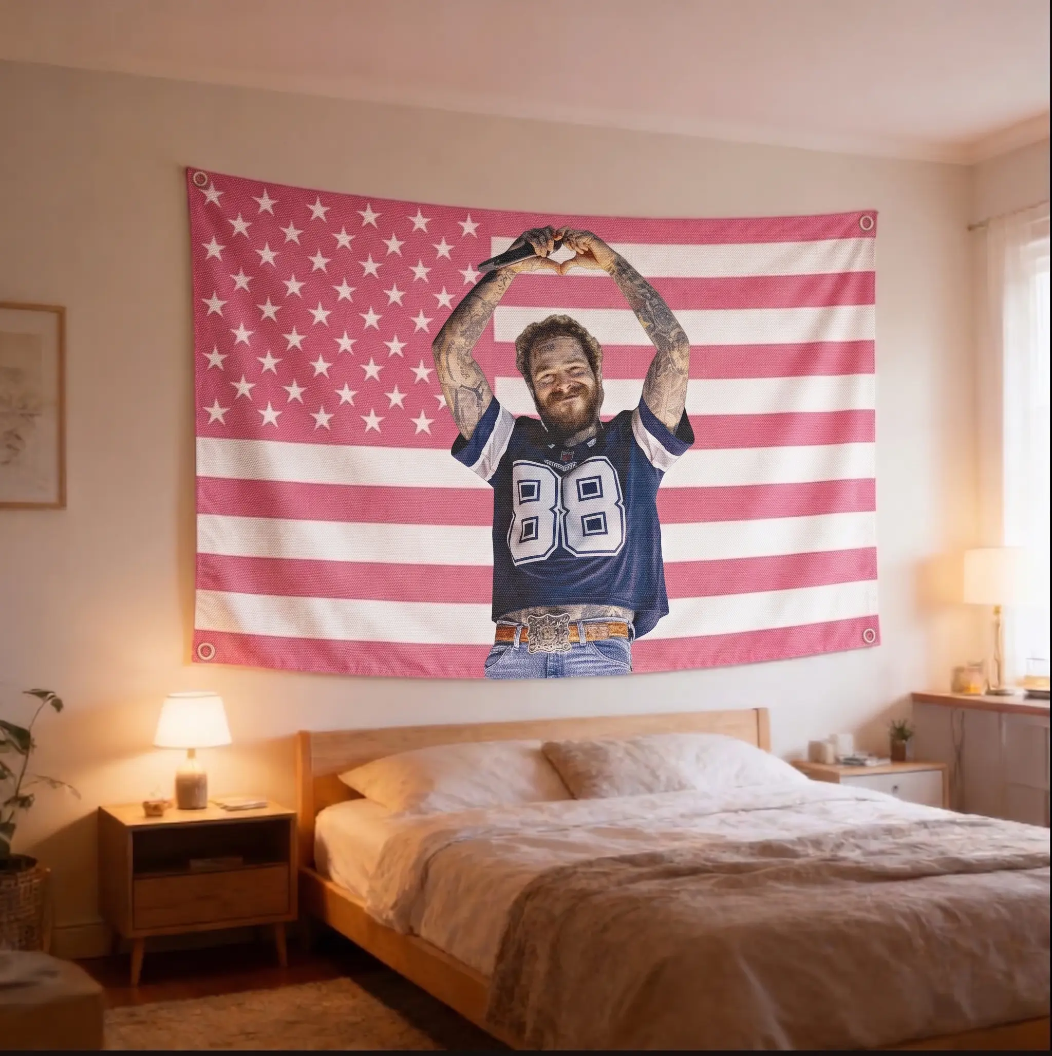 Malone tapestry, For fans of him, Wall Decor