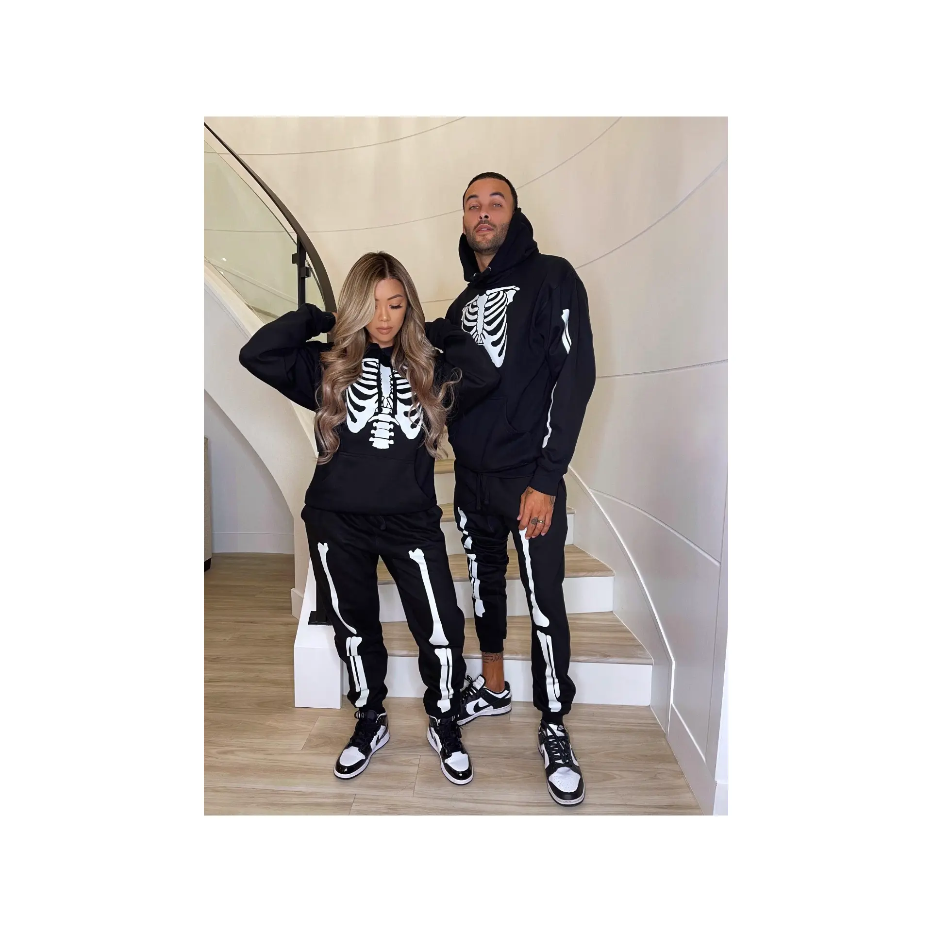 GLOW IN THE DARK SKELETON HOODIE