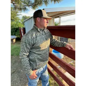 Caldwell Full Zip Olive Green Sweater by Ariat