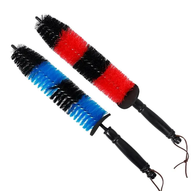 17" Length Durable PP+Steel Car Detailing Brush, Automotive Wheel Deep Cleaning & Mud Removal Car Detailing Accessories, Car Detailing Supplies, Detailing Products Carwashbrush