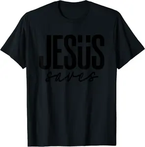JESUS SAVES T-Shirt - Katiareg Shop 36B0C72TRJGV