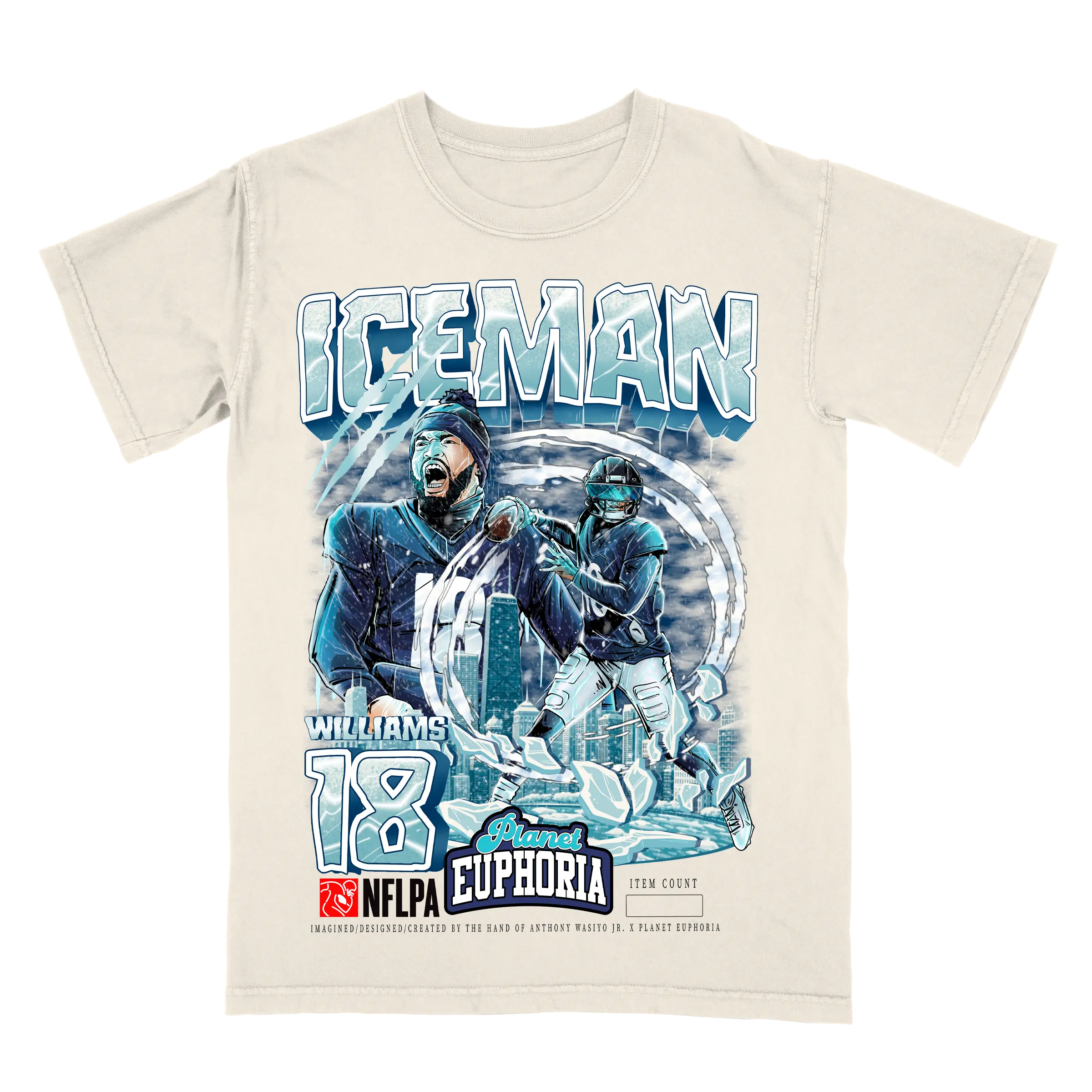 Caleb Williams V3 Limited Edition Player Graphic T-Shirt