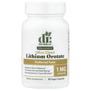 Dr. Murray's Lithium Orotate, 1 mg, 90 Vegan Capsules