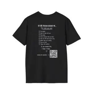 For Someone Today — No Hugs Needed Inspirational Tee
