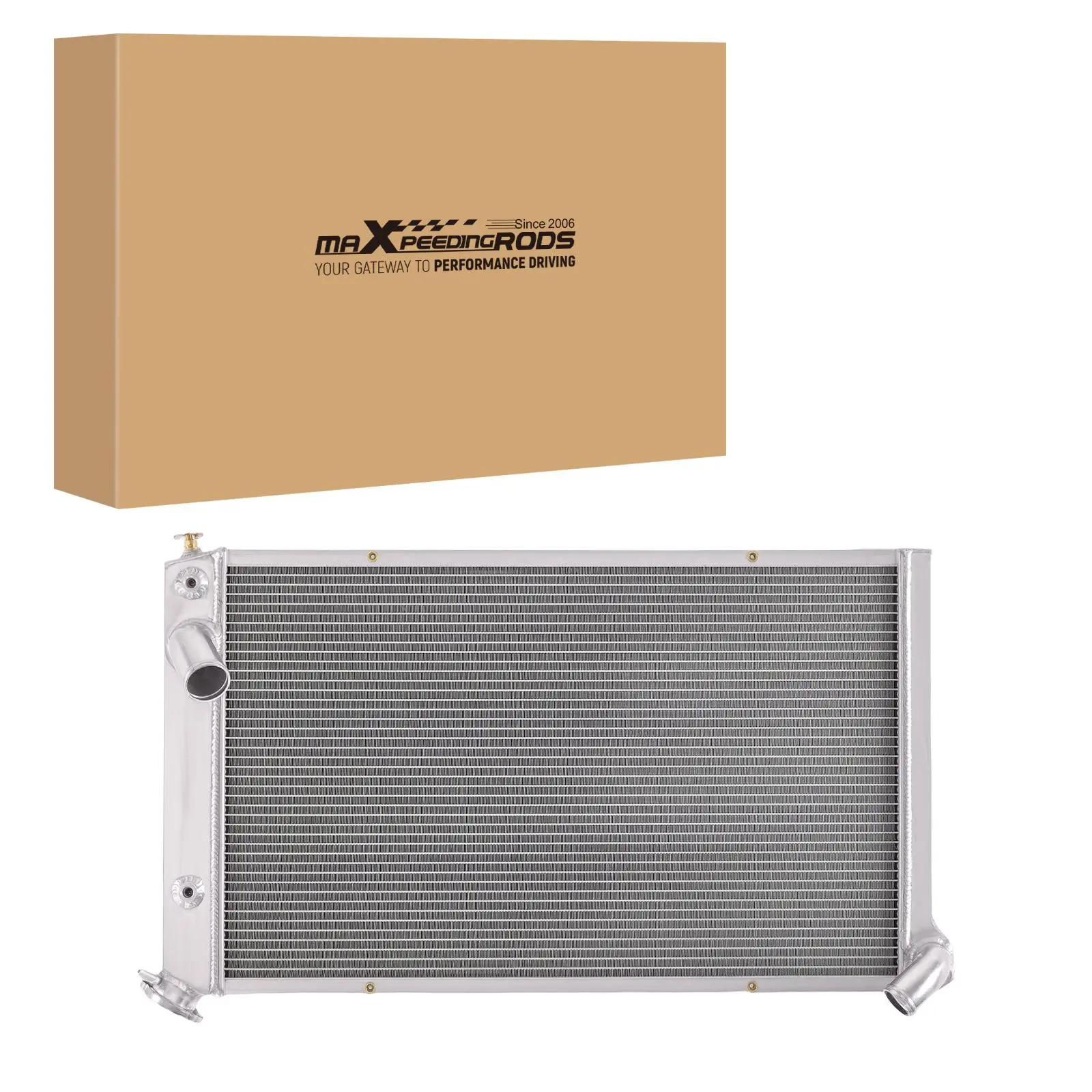 3 Row Aluminum Engine Coolant Radiator compatible for Corvette 1973-1976 DPI478 CU478