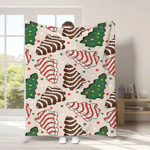 Vintage Christmas Blanket Snug Soft Throw For Heartwarming Holiday Traditions Perfect Comfort For Family Gatherings Festive Movie Nights Cozy Warmth Memorable Celebrations Classic Design Adds Nostalgic Charm To Your Seasonal Decor
