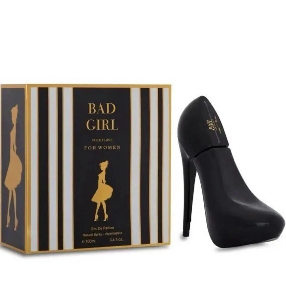 Fragrance Couture Glam Girl Black Eau de Parfum Spray for Women, 3.4 fl oz (100 mL), New in Box