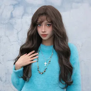 Smilco Natural Dark Wave Machine-Made Wig – Lush Length, 26 Inch/SM358