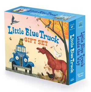 Little Blue Truck 2-Book Gift Set: Little Blue Truck Board Book, Little Blue Truck Leads the Way Board Book (Little Blue Truck) by Alice Schertle||Jill McElmurry [Paperback Book]