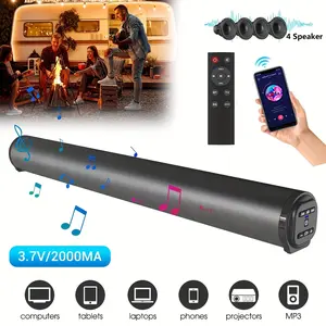 2026 New Model Wireless Home Theater Surround Sound System for Bars, Home Cinemas, and TVs, Featuring Subwoofer Music Player, Compact Design, Suitable for Multiple Scenarios
