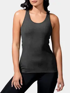 Women's Stone Washed Racer Back