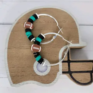 Eagles Clay Bracelet and Earring Set
