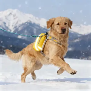Adventure-Ready Dog Self Backpack - Multi-Functional Outdoor Outdoor Sports Dog Self Backpack Dog Multifunctional Self Backpack front  hook  harness Cute Winter Teddy Outfit Interactive Soccer Tug Water Toy Ghostly All-Season Sweater freedom Hand-knitted