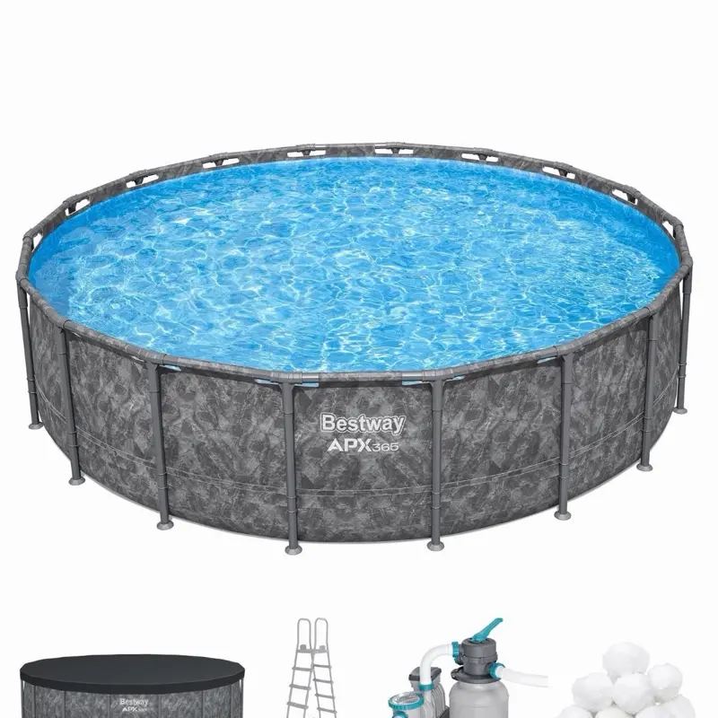 Bestway Round Above Ground Swimming Pool Set