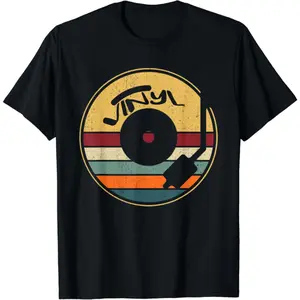 Retro Vinyl Record - Vintage Vinyls LP Record Gift Unisex T-Shirt