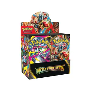 Pokemon English ME1 Mega Evolution Booster Box [WITHOUT TOPPER] CARDS LIVE OPENING