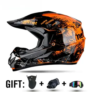Free Gift For Adults Children Professional Off-road Helmet Motorcycle Helmet Downhill DOT Racing Motorcycle Motor Helmet