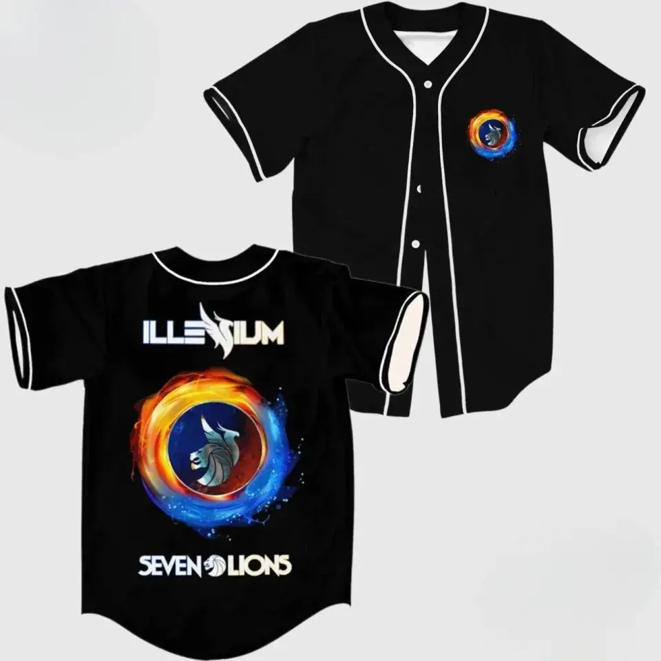Illenium Seven Lions rave Baseball Jersey