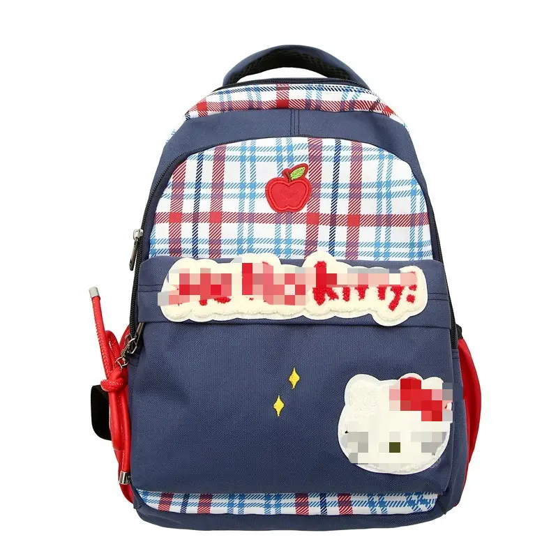 Kawaii Cat Backpack, Cute Animal Design Student Bookbag, Fashion Casual Backpack for Daily Use