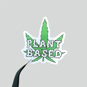 Plant Based Leaf Vinyl Sticker