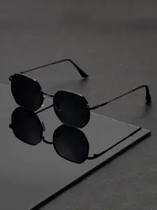 Elegant Geometric Metal Classic Style Fashion Glasses, Timeless Design for All Face Shapes, Perfect for Photography and Music Festivals, Stylish Glasses