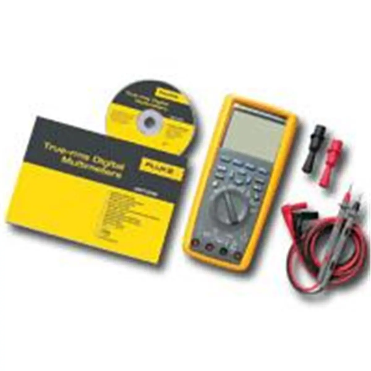 Fluke True-RMS Electronics Logging Multimeter with TrendCapture, 0.025% Basic DC, 1/4 VGA, 100 kHz AC Bandwidth, 50000 Count, 50 mF Capacitance, Premium Test Leads, Alligator Clips, 10 A Measurement Capacity for Automotive & Motorcycle Repair Diagnostics