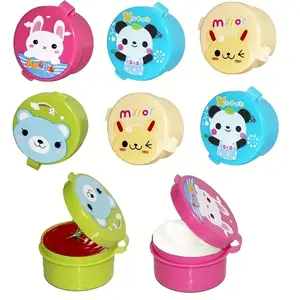 Cute Sauce Container Set, 8 Mini Portable Condiment Containers, Cute Animal Lids, Food Safe Pet Material, Perfect for Lunch Boxes, Picnics, Outdoor Activities, Food Storage Container