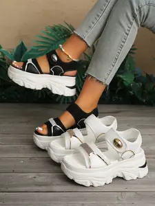 High Heel Elevator Shoes (approximately 7-8 Cm), Visual Slimming Effect, Easy Wear Magic Tape Design, Anti-Slip Rubber Sole