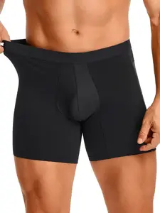 Men's Shaping Shorts, Compression Sports Shorts, Breathable Mesh Running Gym Pants, Side Pocket Sports Briefs, Comfortable Athletic Underwear for Fitness