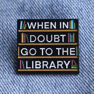 Phrases Enamel Pin Creative Lapel Badge Backpack Clothes Decoration