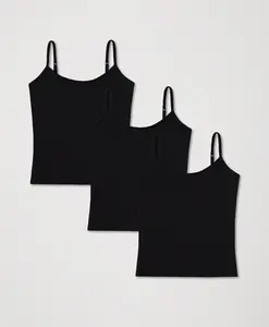 Women's Organic Everyday Shelf Bra Cami 3-Pack