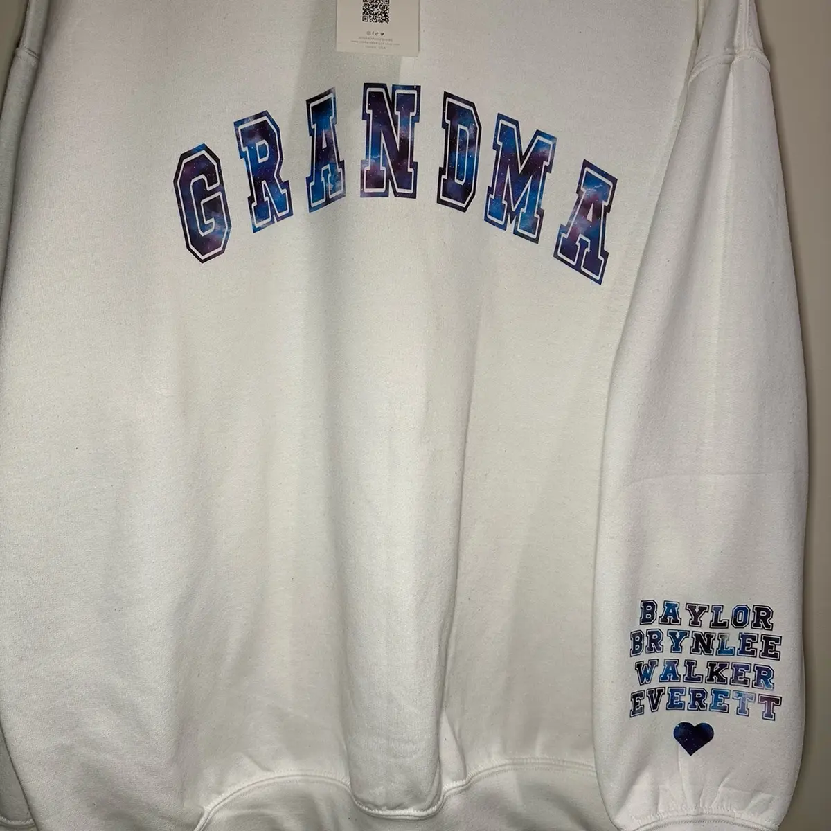 Custom Galaxy Printed Crewneck Sweater- Perfect for Fall Season, Stylish and Cute Gift For Loved Ones