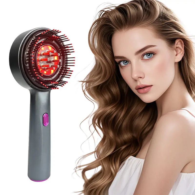 Electric Scalp Massager, Rechargeable Scalp Massagers, 3-Mode Hair Oil Applicator and Scalp Massage Comb, Head Massager, Scalp Stimulator, Hair Care Tool, Head Spa Equipment for Women and Men